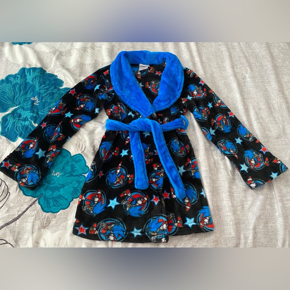 Sonic Toddler Robe Sz 4/5 NWOT